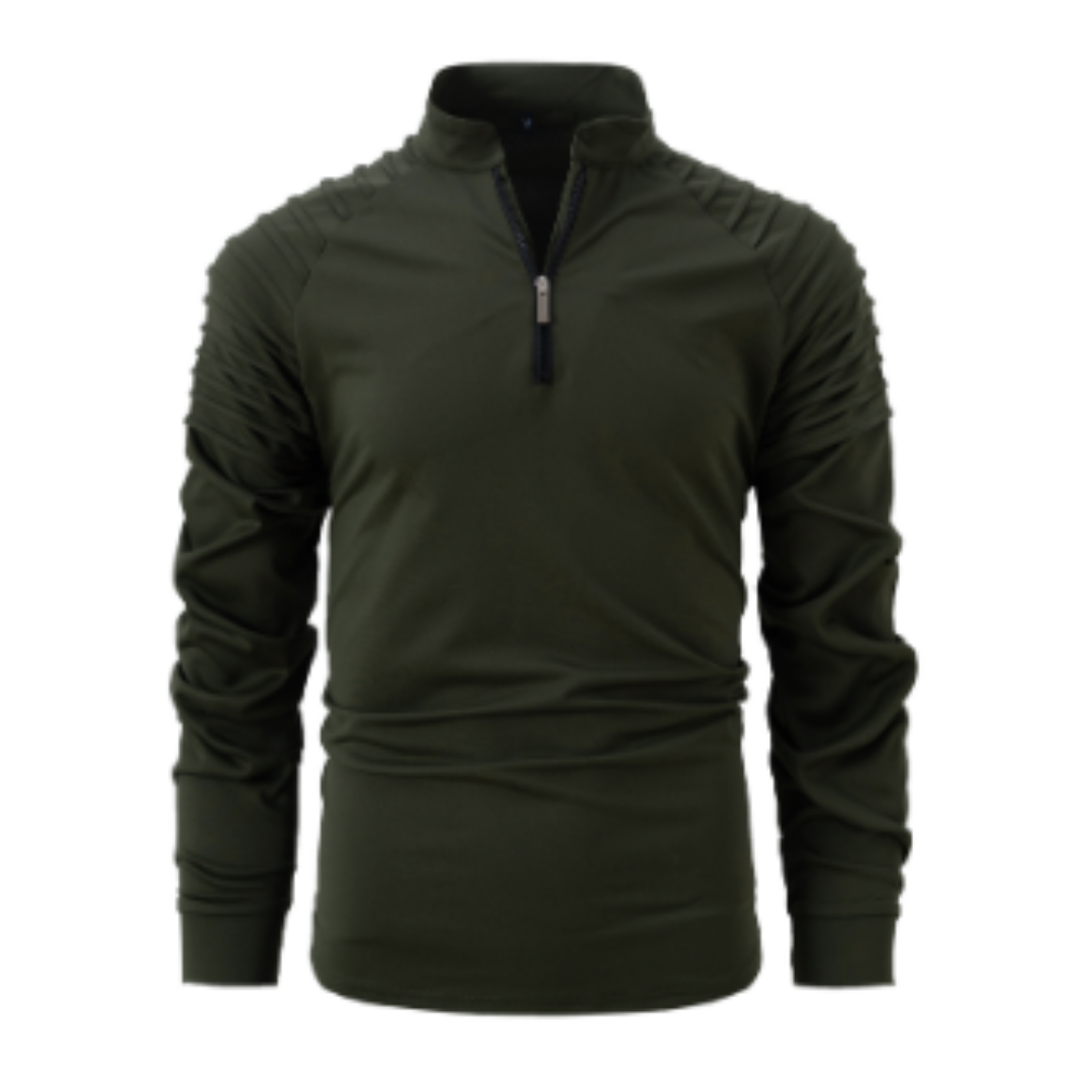 Men's Long Sleeve Half Zip Sweater | Winter
