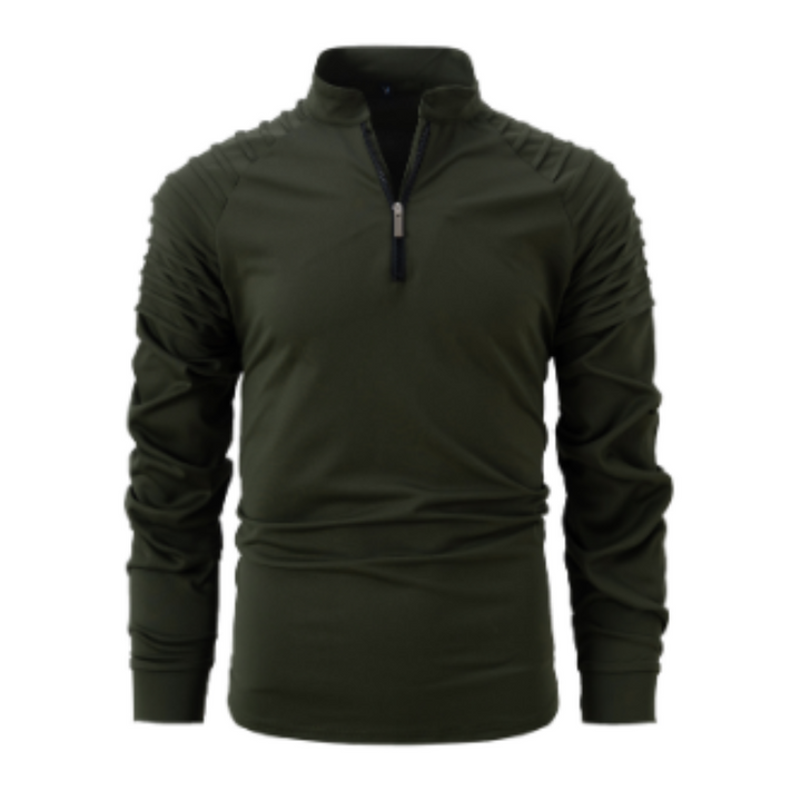 Men's Long Sleeve Half Zip Sweater | Winter