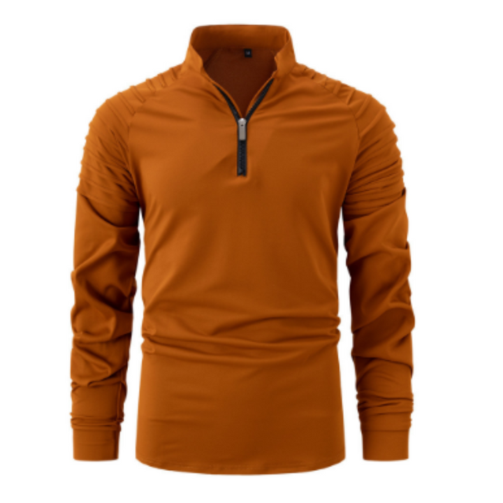 Men's Long Sleeve Half Zip Sweater | Winter
