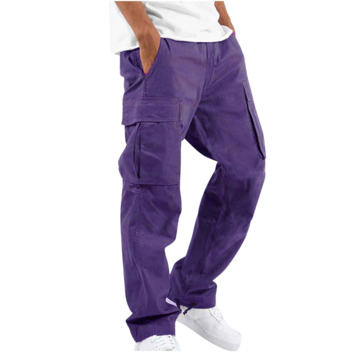Pantaloni cargo pentru bărbați | Picior larg