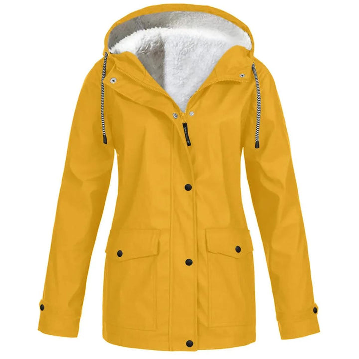 Harmony Donna Giacca Outdoor Impermeabile – Antivento con Fodera in Fleece e Cappuccio