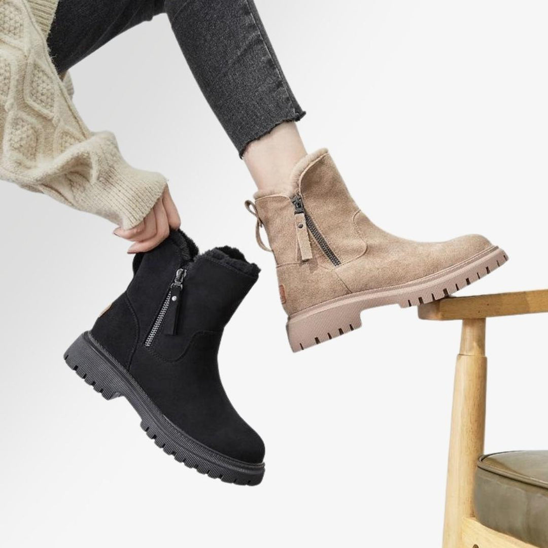 Hallie Donna Bottes d'Hiver Imperméables – Antidérapantes, Chaudes et Respirantes