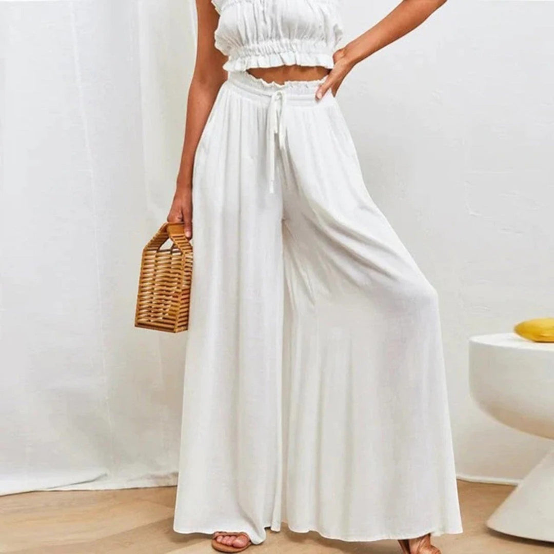 Anaëlle | Pantaloni casual largi pentru femei | Vară