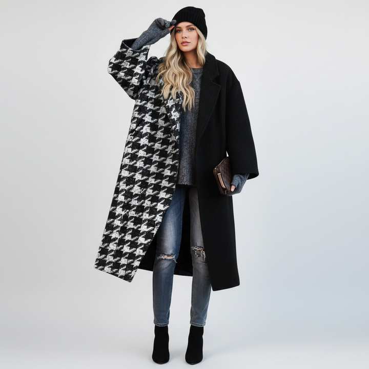 Vangie Manteau d'Hiver Femme Long – Manteau Élégant Chaud avec Coupe Confortable