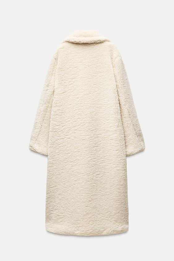 Isabel Cappotto Teddy Damen – Lange Fleecejacke mit elegantem und weichem Design