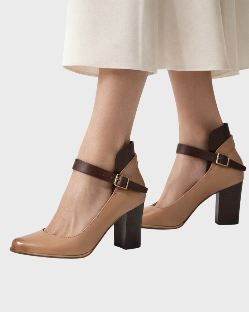 Audrey Sandali Donna – Elegantní podpatky, nastavitelné pásky a stabilní pohodlí
