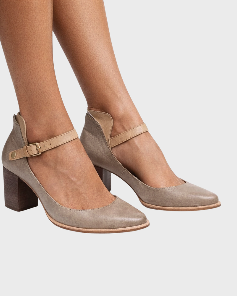 Audrey Sandali Donna – Elegantní podpatky, nastavitelné pásky a stabilní pohodlí
