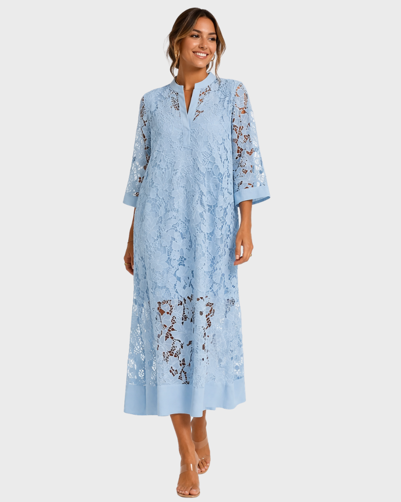 Sabrina Vestito Donna – Cotone 100%, Taglio Oversize & Stampa Elegante Moderna