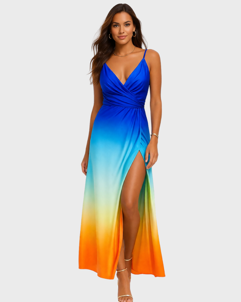 Aubrie Vestito Sera Donna – Elegante, Spacco Raffinato & Silhouette Flattering