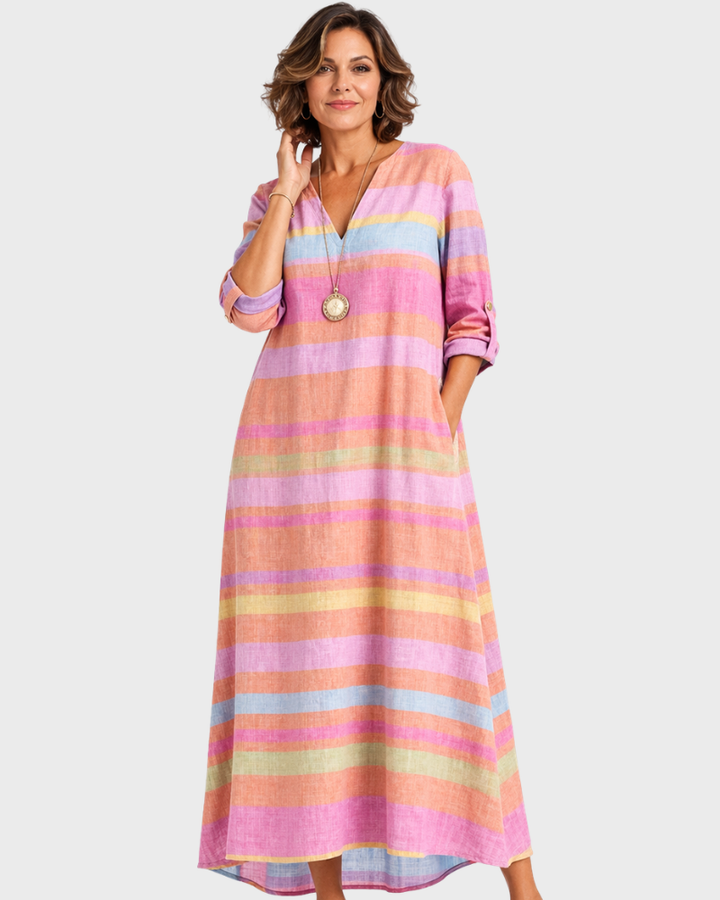Fely Vestito Donna – Taglio Morbido, Tessuto Traspirante & Tasche Pratiche