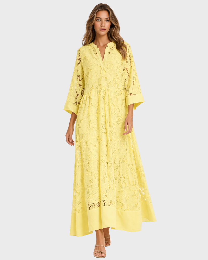 Sabrina Vestito Donna – Cotone 100%, Taglio Oversize & Stampa Elegante Moderna