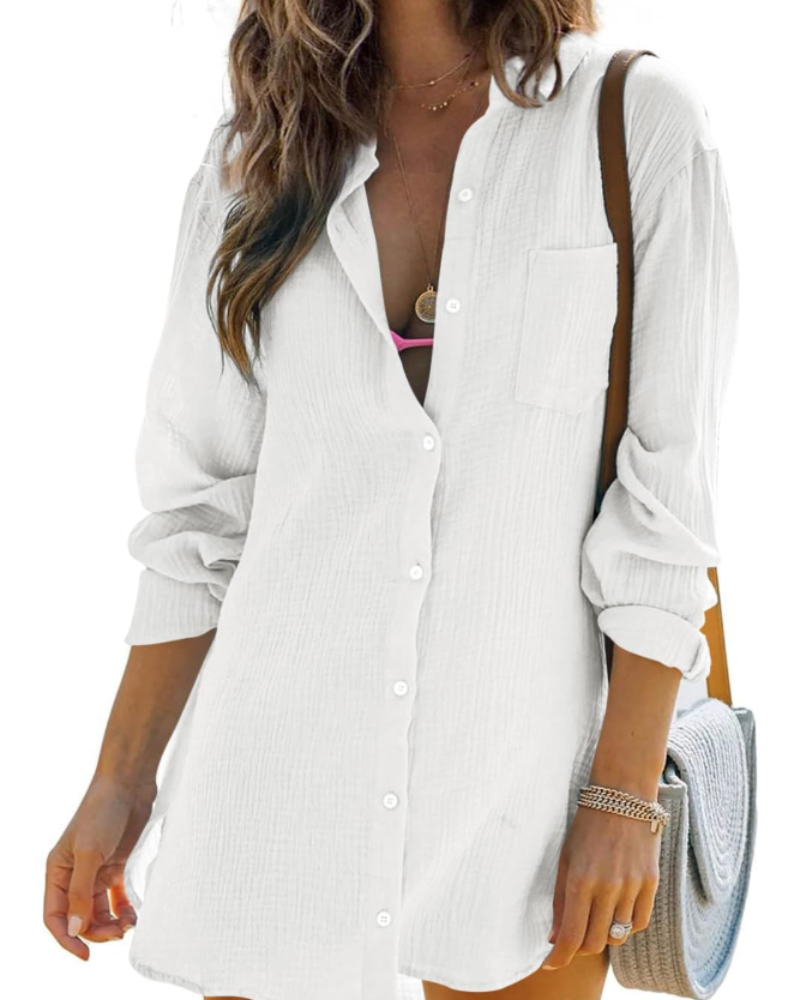 Calira Top Donna – Canotta Scollo Quadrato, Plissettata & Loose Fit Fluida
