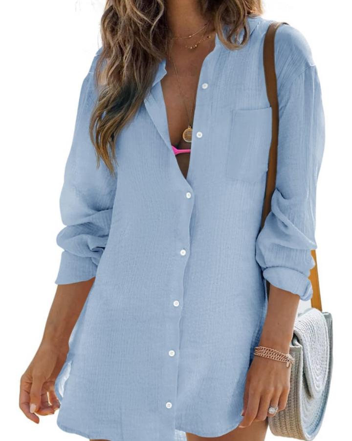 Calira Top Donna – Canotta Scollo Quadrato, Plissettata & Loose Fit Fluida