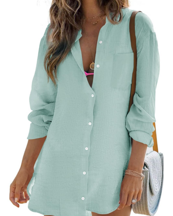 Calira Top Donna – Canotta Scollo Quadrato, Plissettata & Loose Fit Fluida