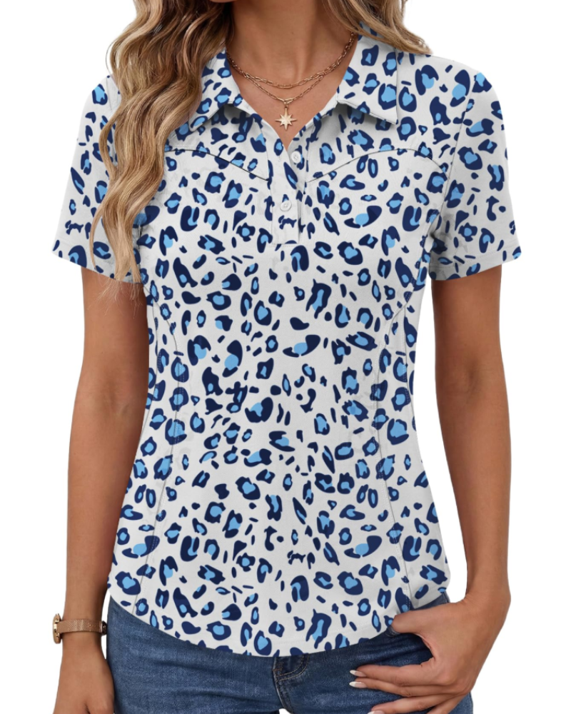 Elaya Polo Donna Sportiva – Maglia Cotone Traspirante, Maniche Corte, Golf & Casual