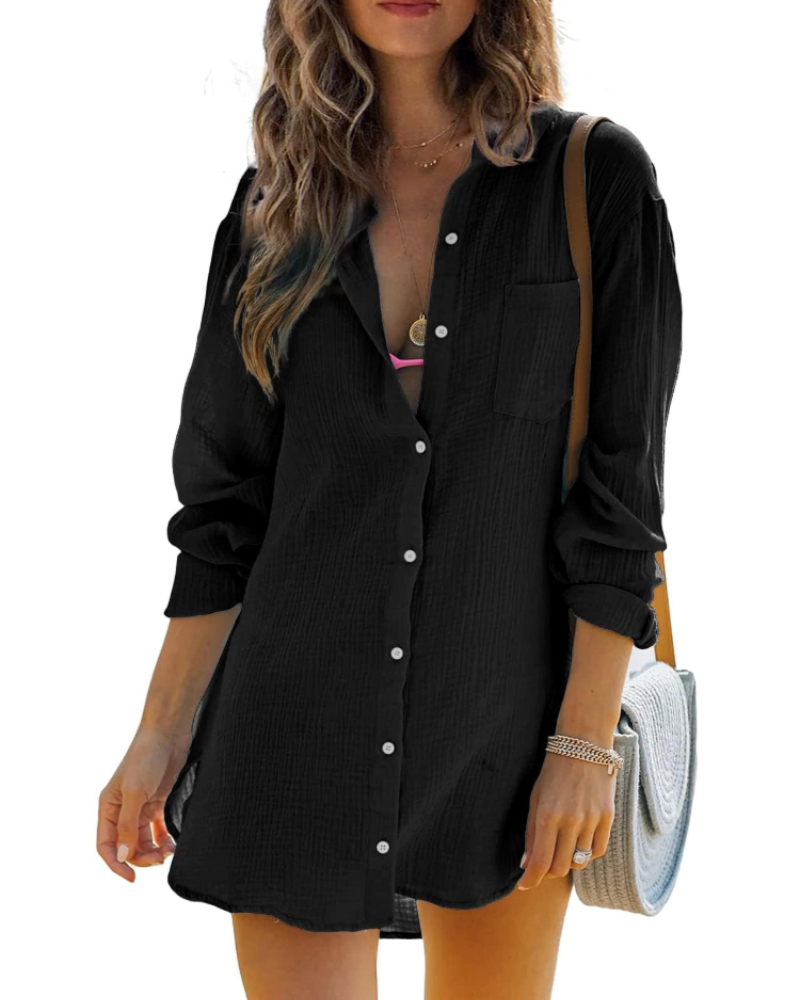 Calira Top Donna – Canotta Scollo Quadrato, Plissettata & Loose Fit Fluida