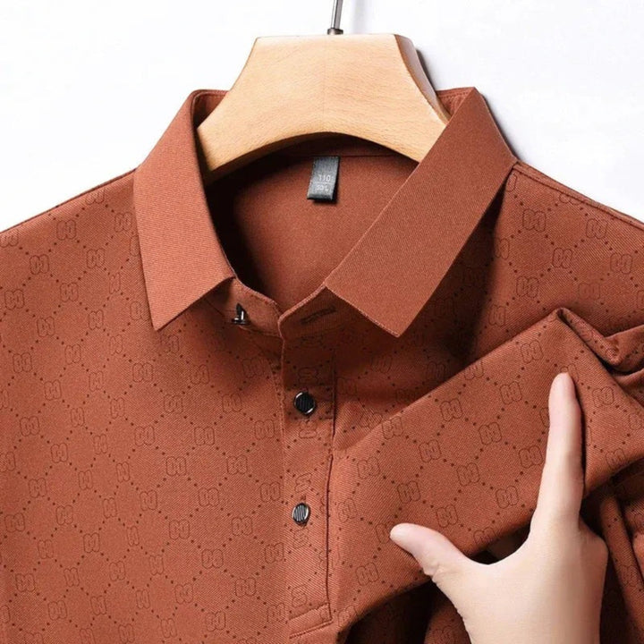 Tricou Polo cu Imprimeu Monogramă pentru Bărbați | Vară