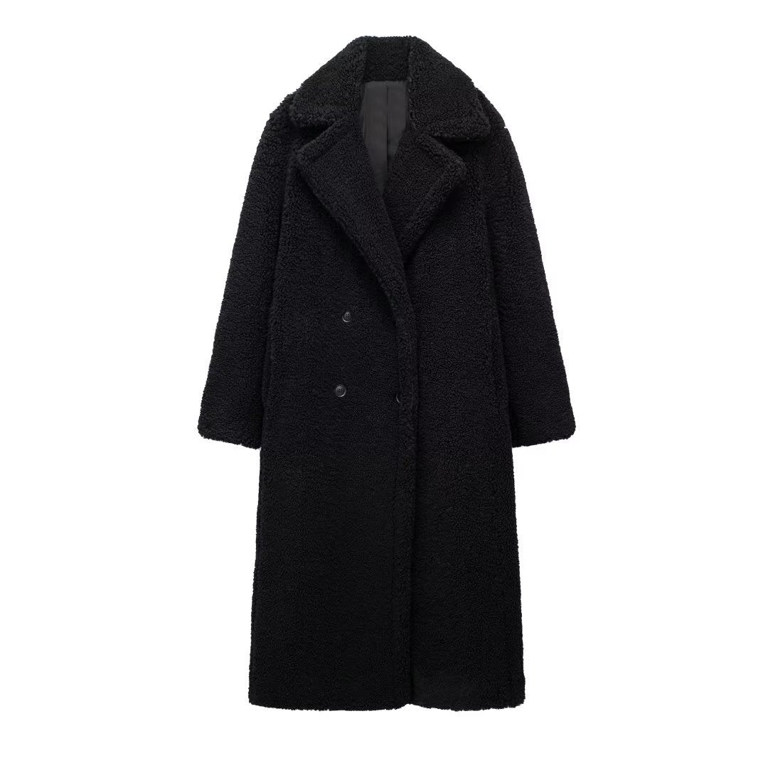 Isabel Cappotto Teddy Damen – Lange Fleecejacke mit elegantem und weichem Design