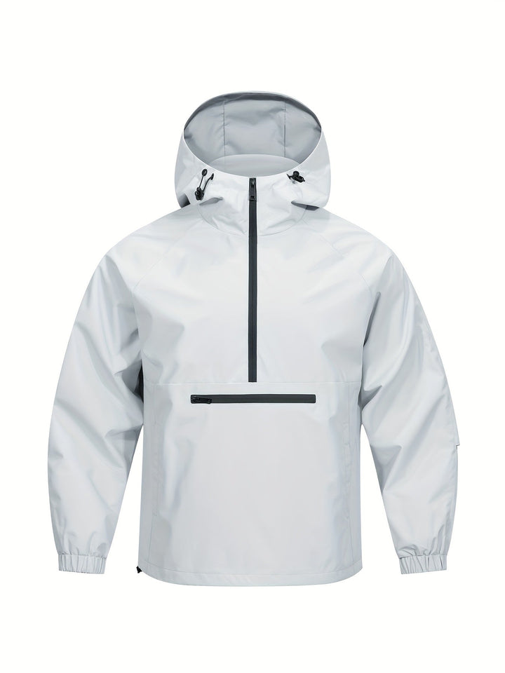 Marlo Anorak Uomo Antivento – Giacca Leggera Idrorepellente con Cappuccio Regolabile