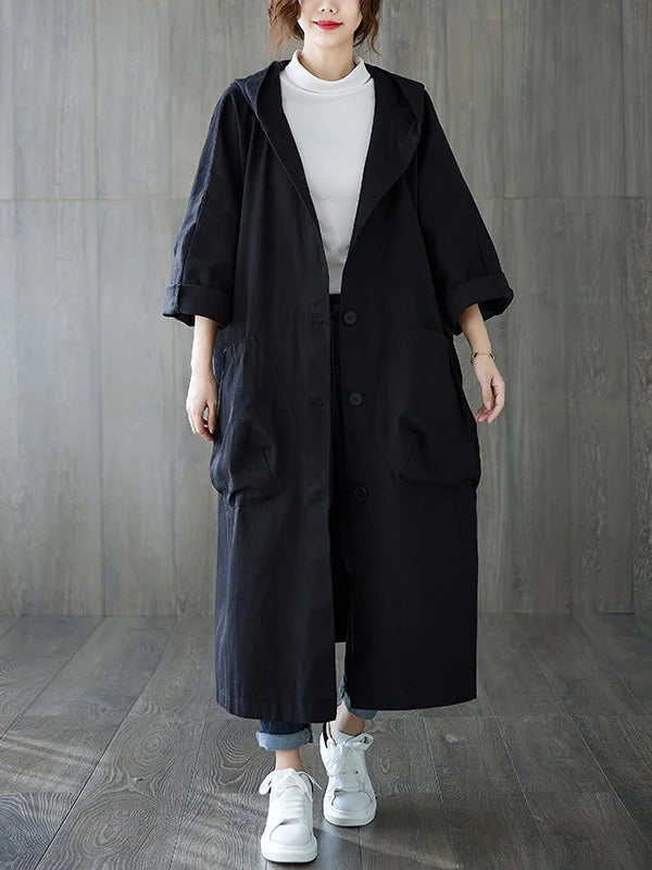 Jane Mantello Oversize dámska s kapucňou – elegantná, priedušná a teplá