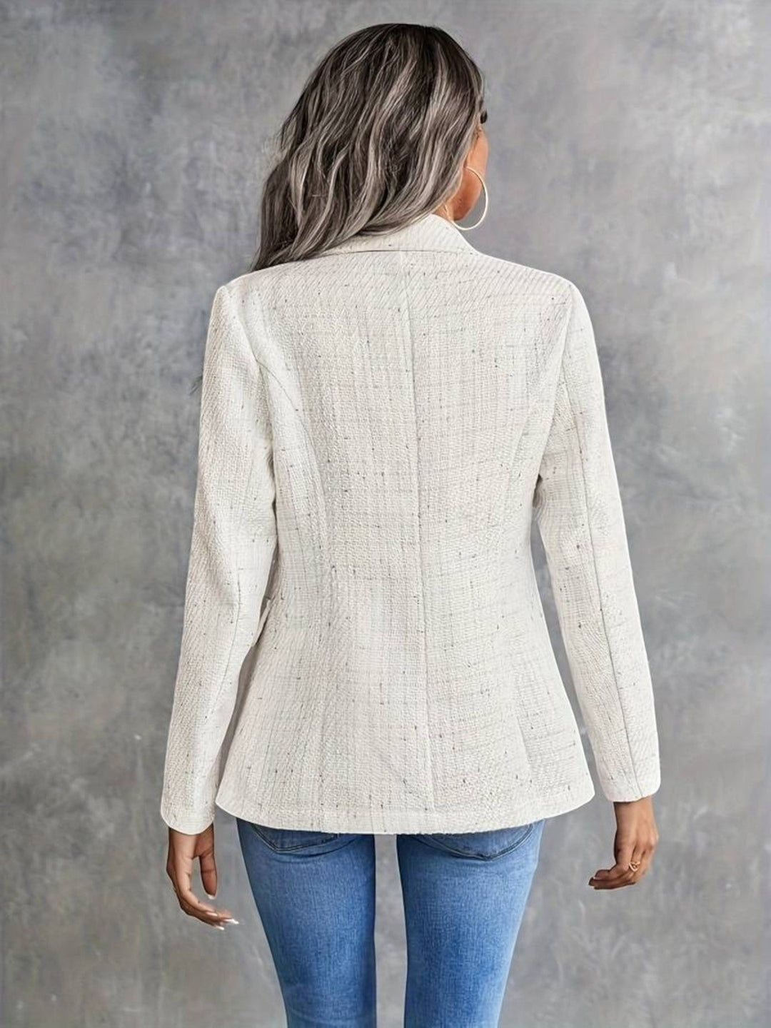 Blazer for dame med knapper | Langermet