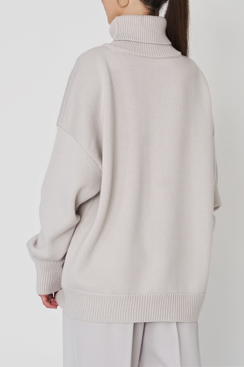 Marian Maglione Donna Oversize a Collo Alto – Pullover Invernale Morbido Vestibilità Relax
