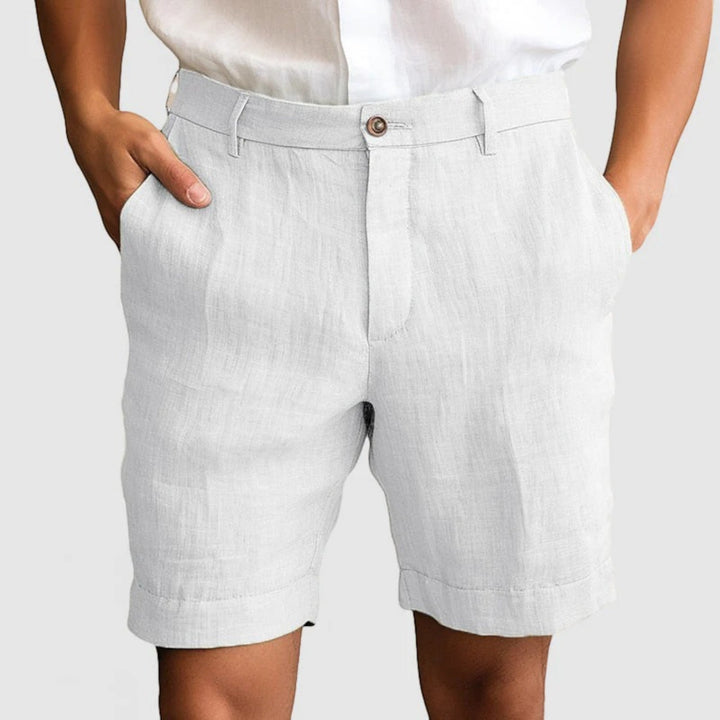 Pantaloni scurți casual cu închidere cu nasturi pentru bărbați | Vară