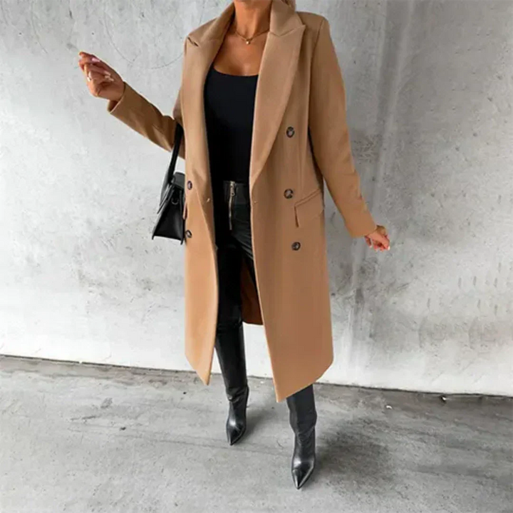 Vinterlang trenchcoat for dame | Langermet
