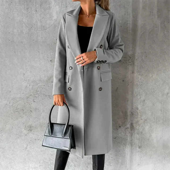 Vinterlang trenchcoat for dame | Langermet