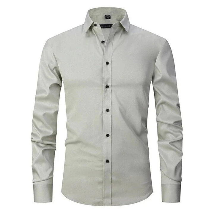 Cămașă bărbați cu mâneci lungi elastică | Casual