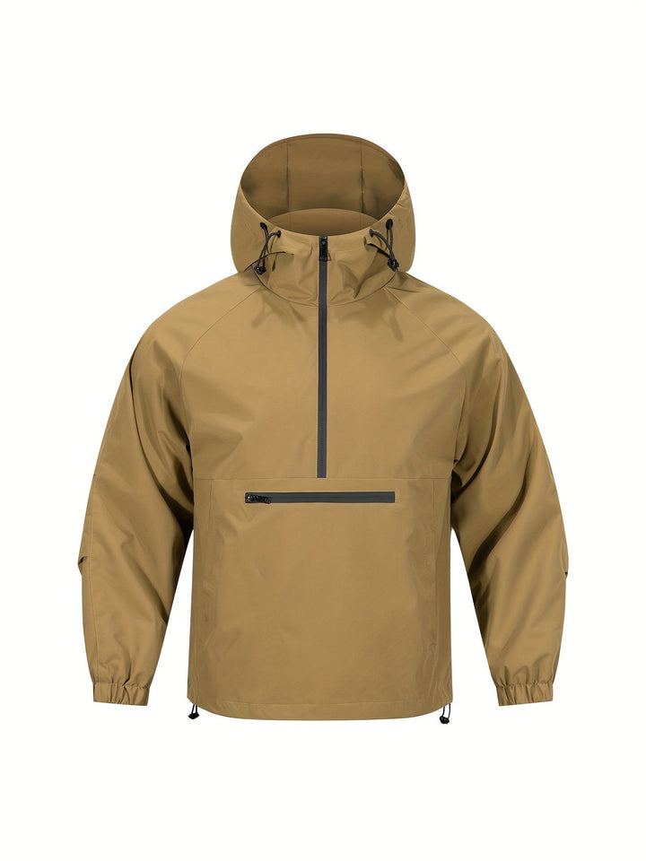 Marlo Anorak Uomo Antivento – Giacca Leggera Idrorepellente con Cappuccio Regolabile