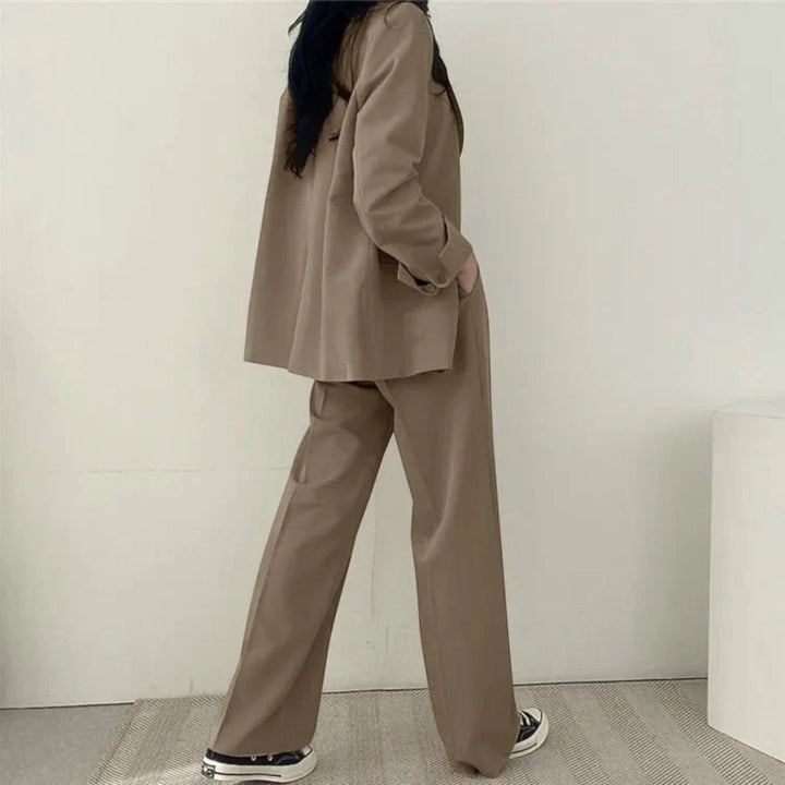 Yasmine | Compleu sacou oversize casual pentru femei