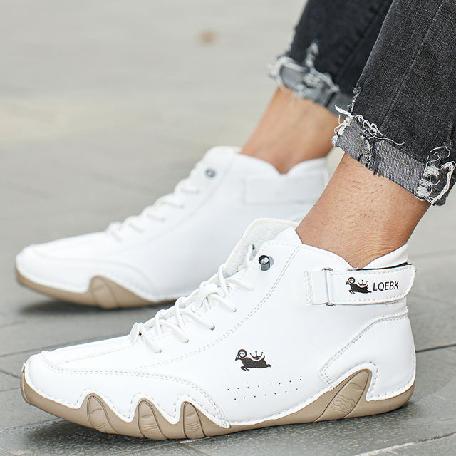 Pantofi din piele barefoot unisex | Cu șireturi