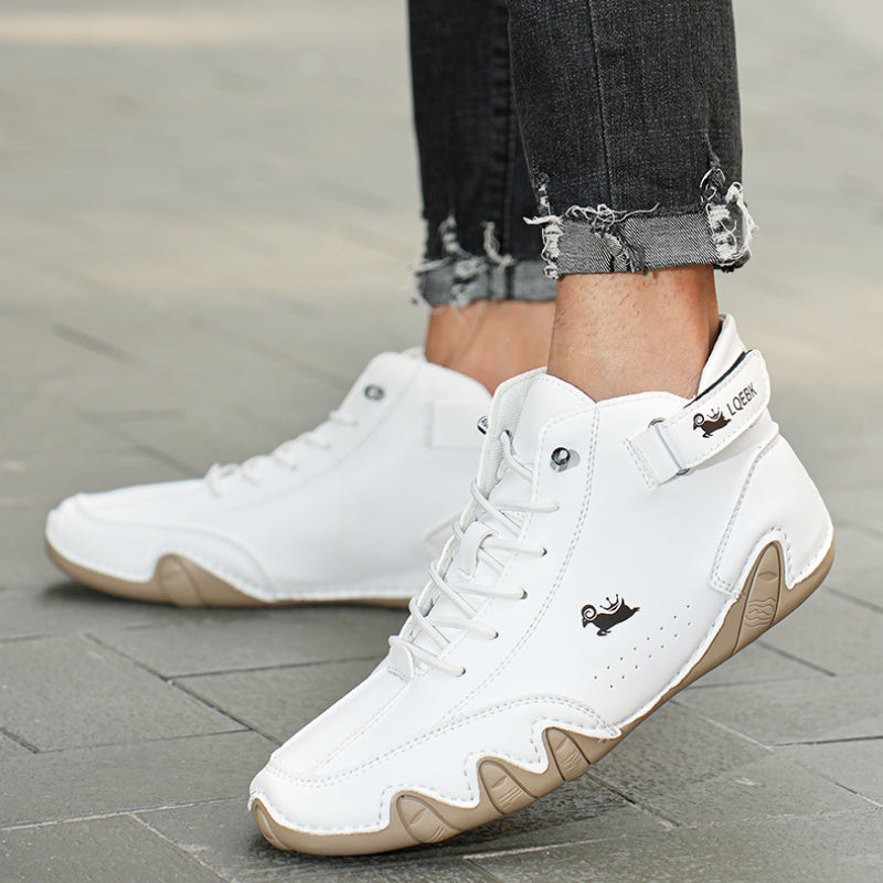 Pantofi din piele barefoot unisex | Cu șireturi