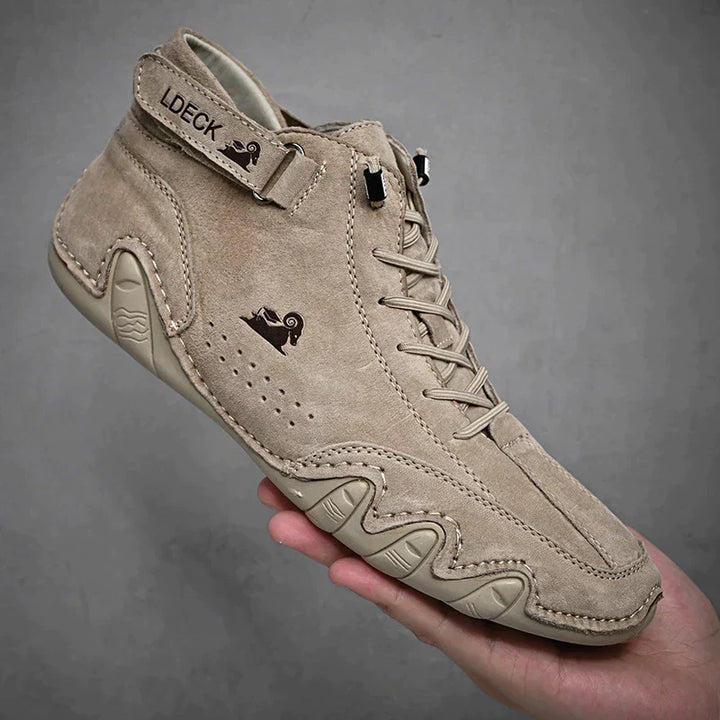 Pantofi din piele barefoot unisex | Cu șireturi