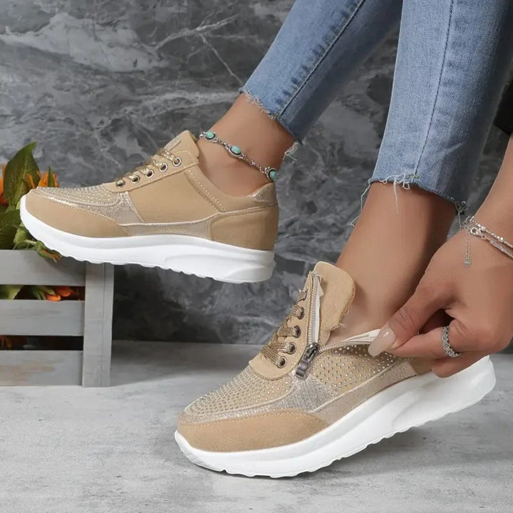 Zapatillas De Moda Para Mujeres | Cremallera