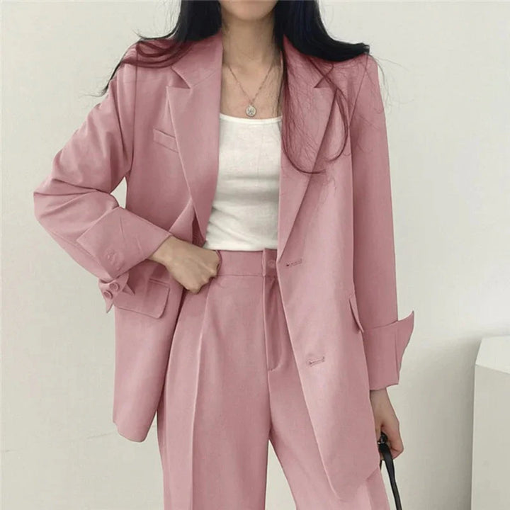 Yasmine | Compleu sacou oversize casual pentru femei