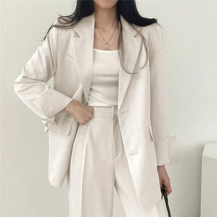 Yasmine | Compleu sacou oversize casual pentru femei