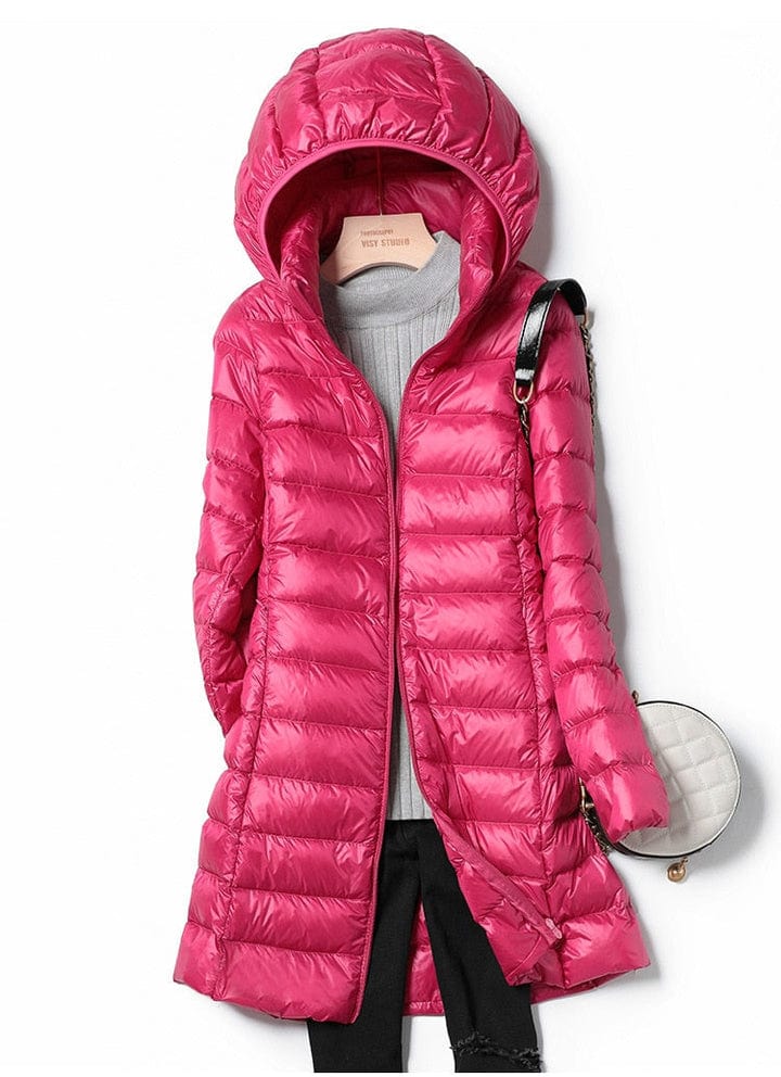 Women's Hooded Down Jacket | Long