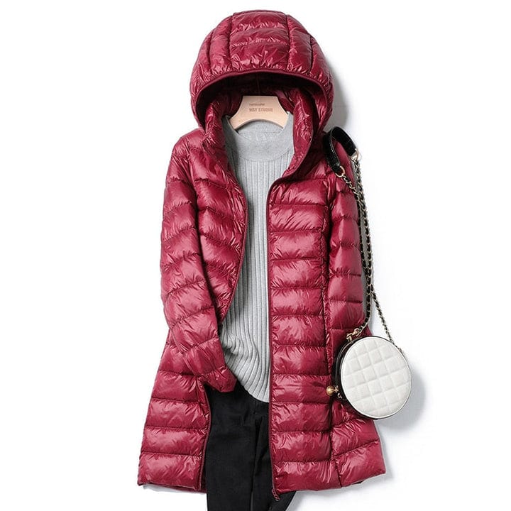 Women's Hooded Down Jacket | Long