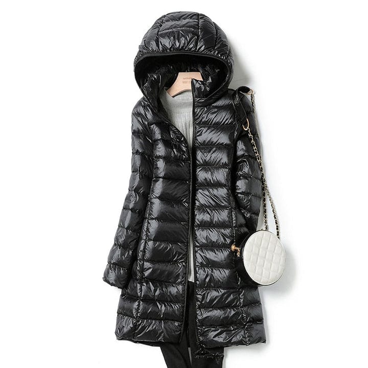 Women's Hooded Down Jacket | Long
