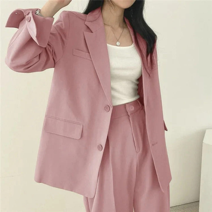 Yasmine | Compleu sacou oversize casual pentru femei