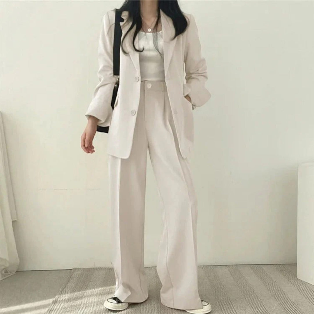 Yasmine | Compleu sacou oversize casual pentru femei