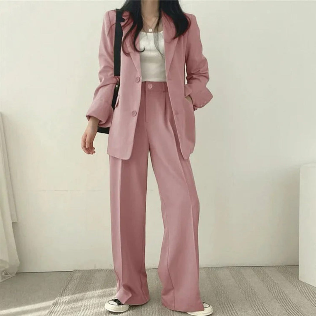 Yasmine | Compleu sacou oversize casual pentru femei