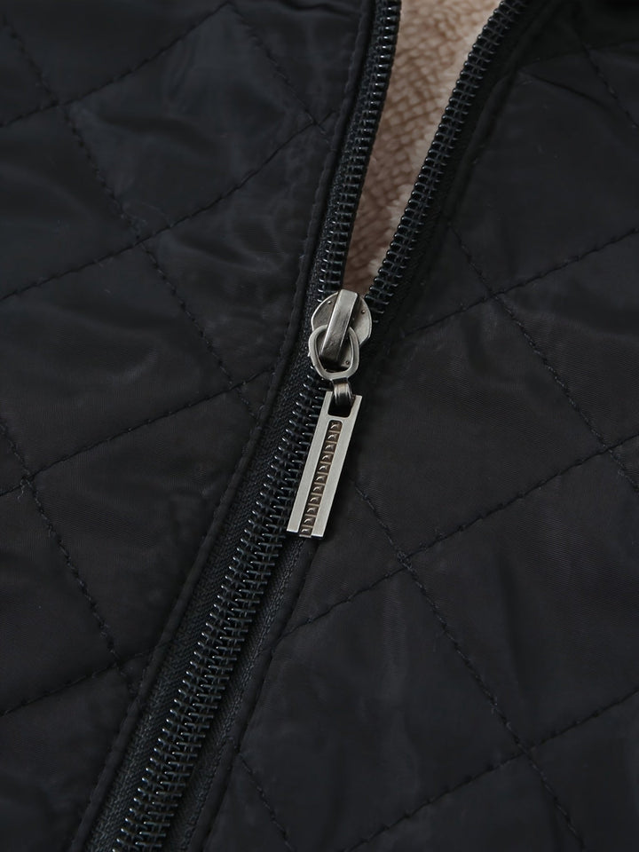 Laura Giacca Invernale Donna Trapuntata – Calda con Fodera Sherpa & Design Trapuntato