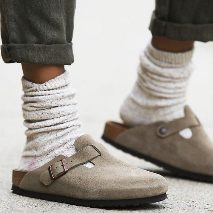 Unisex mokasíny z kůže | s detailem přezky