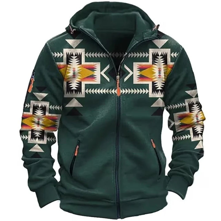 Marco Zimní Pánská Bunda s Kapucí a Zipem – Jedinečný Design & Pohodlný Casual Styl