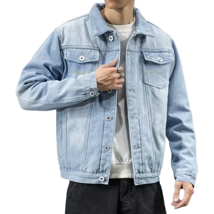 Ethan Giacca Denim Uomo – Jeans Premium, Stile Iconico & Look Streetwear Moderno