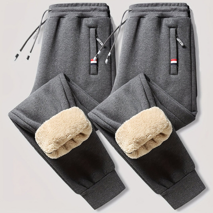 Mason Pantaloni de Iarnă pentru Bărbați Termici 2-Pack – Căptușeală Caldă și Croială Reglabilă