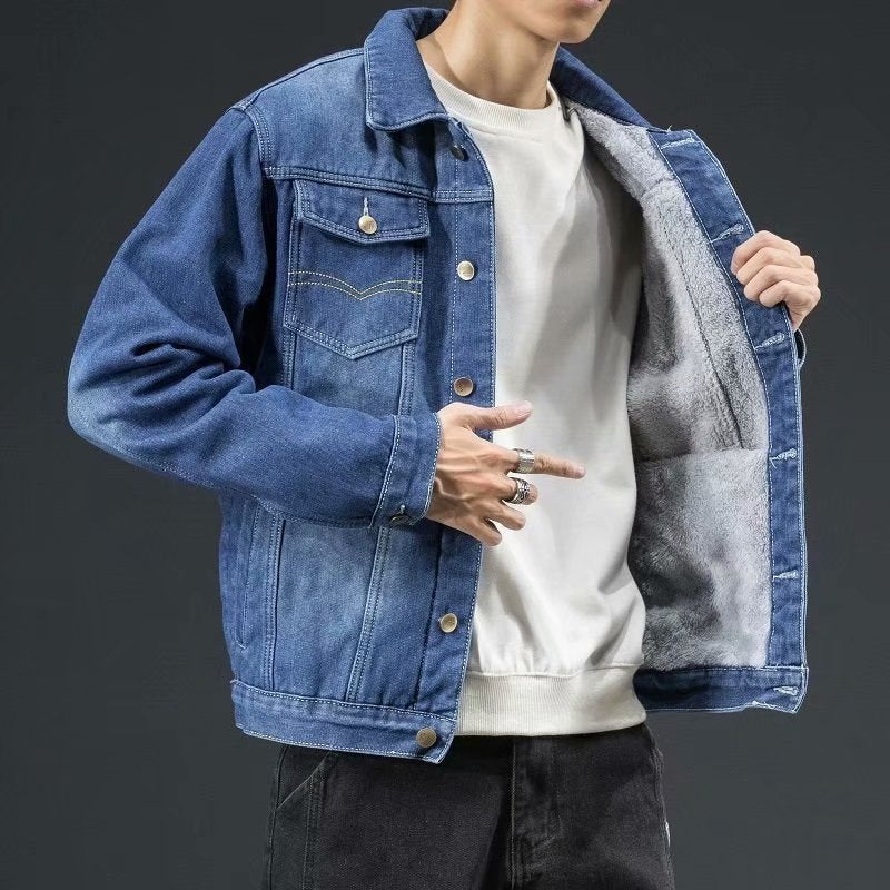 Ethan Giacca Denim Uomo – Jeans Premium, Stile Iconico & Look Streetwear Moderno